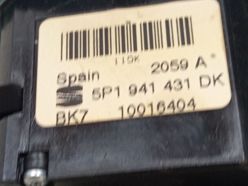 Recambio de conmutador de luces para seat altea xl (5p5, 5p8) 2.0 tdi 16v referencia OEM IAM 5P1941431DK  