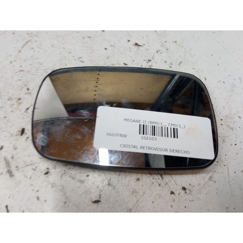 Recambio de cristal retrovisor derecho para renault megane ii (bm0/1_, cm0/1_) 1.9 dci referencia OEM IAM   