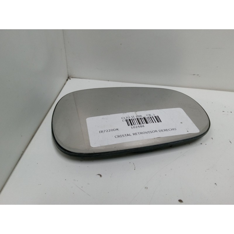 Recambio de cristal retrovisor derecho para renault clio ii (bb_, cb_) 1.2 (bb0a, bb0f, bb10, bb1k, bb28, bb2d, bb2h, cb0a,... r