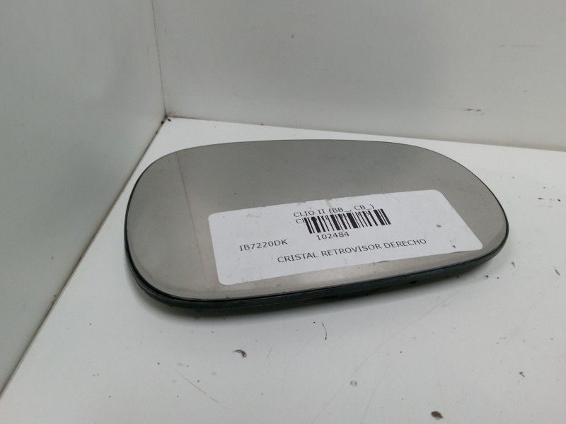 Recambio de cristal retrovisor derecho para renault clio ii (bb_, cb_) 1.2 (bb0a, bb0f, bb10, bb1k, bb28, bb2d, bb2h, cb0a,... r