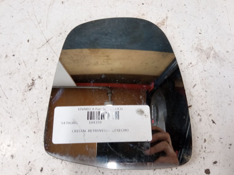 Recambio de cristal retrovisor derecho para opel vivaro a furgoneta (x83) 2.0 cdti (f7) referencia OEM IAM   