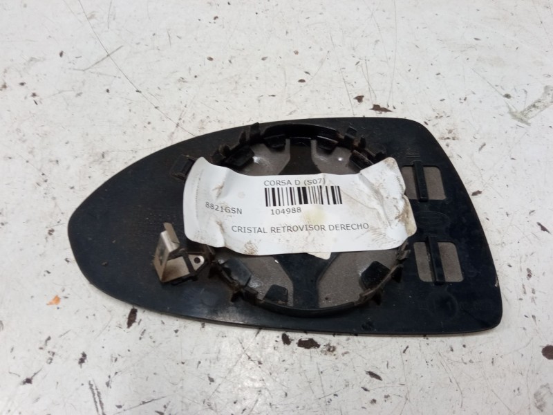 Recambio de cristal retrovisor derecho para opel corsa d (s07) 1.2 (l08, l68) referencia OEM IAM   