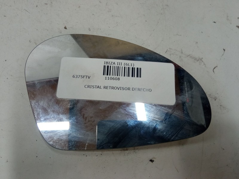 Recambio de cristal retrovisor derecho para seat ibiza iii (6l1) 1.4 tdi referencia OEM IAM   