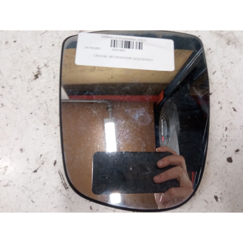 Recambio de cristal retrovisor izquierdo para opel vivaro a furgoneta (x83) 2.0 cdti (f7) referencia OEM IAM   