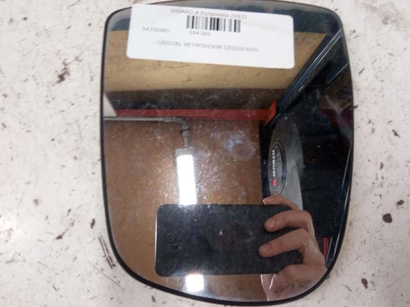 Recambio de cristal retrovisor izquierdo para opel vivaro a furgoneta (x83) 2.0 cdti (f7) referencia OEM IAM   