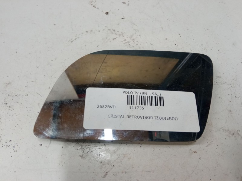 Recambio de cristal retrovisor izquierdo para volkswagen polo iv (9n_, 9a_) 1.4 16v referencia OEM IAM   