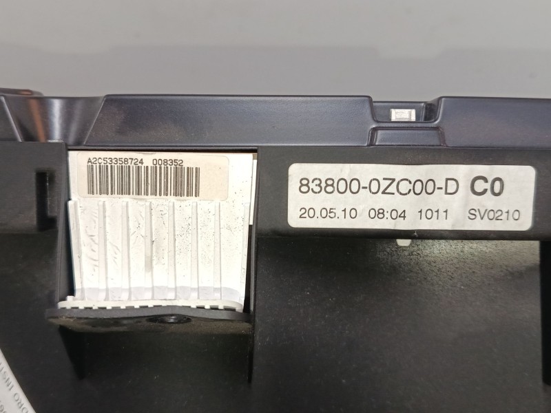 Recambio de cuadro instrumentos para toyota auris (_e15_) 1.33 dual-vvti (nre150_) referencia OEM IAM 838000ZC00D  