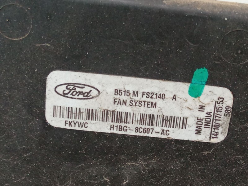 Recambio de electroventilador para ford ecosport 1.0 ecoboost referencia OEM IAM   