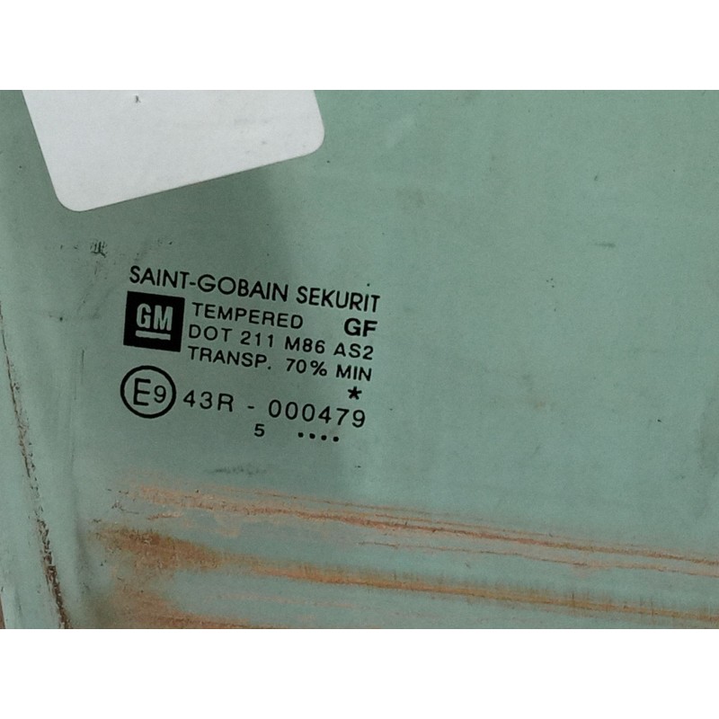 Recambio de luna trasera derecha para opel corsa c (x01) 1.2 twinport (f08, f68) referencia OEM IAM   