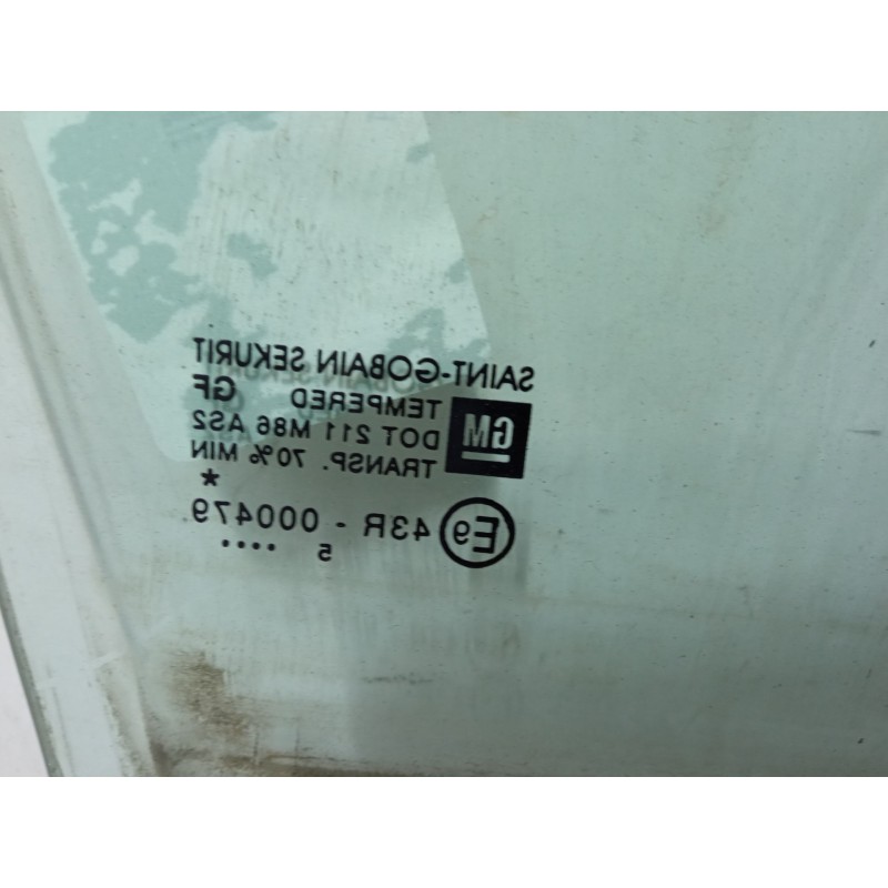 Recambio de luna trasera izquierda para opel corsa c (x01) 1.2 twinport (f08, f68) referencia OEM IAM   