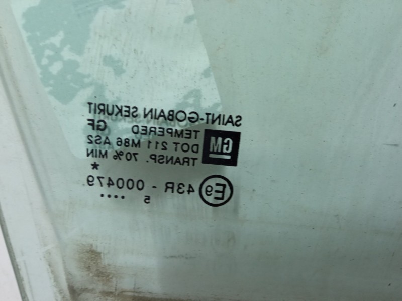 Recambio de luna trasera izquierda para opel corsa c (x01) 1.2 twinport (f08, f68) referencia OEM IAM   