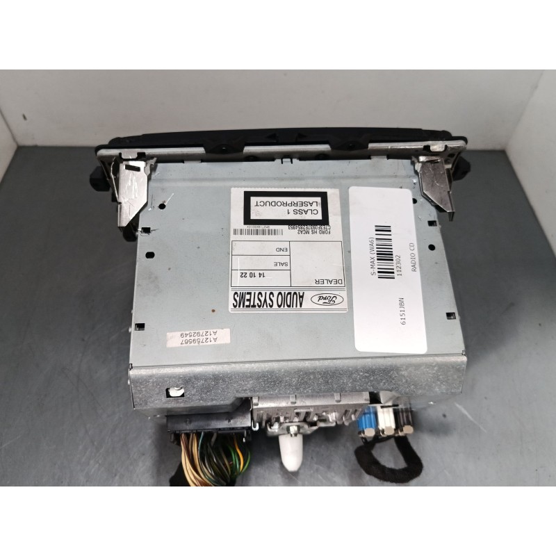 Recambio de radio cd para ford s-max (wa6) 2.0 tdci referencia OEM IAM BM2T-18K931-EK BM2T18K931EK 7612330937