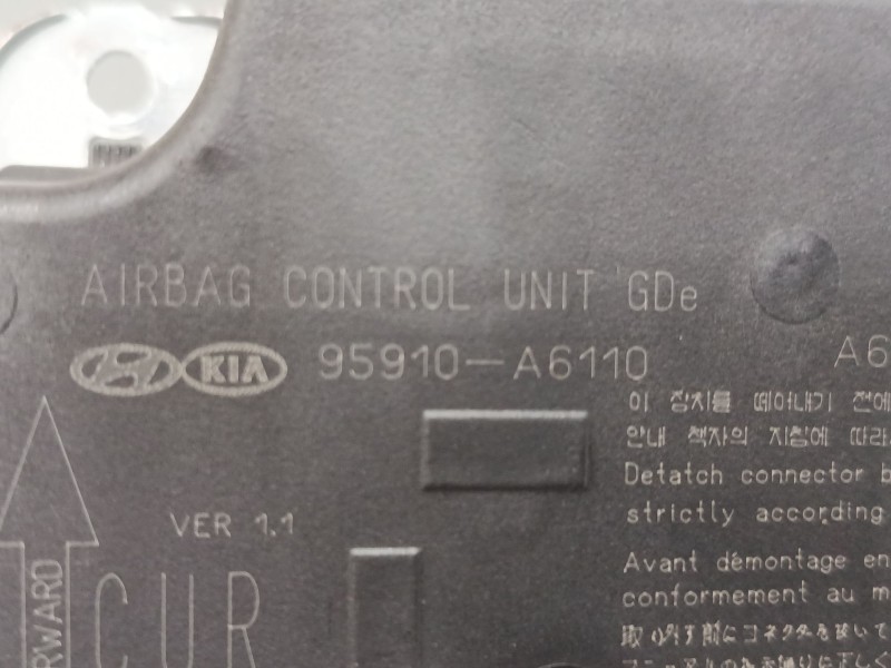 Recambio de centralita airbag para hyundai i30 (gd) 1.4 crdi referencia OEM IAM 95910A6110  