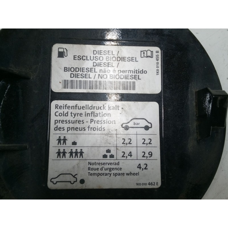 Recambio de tapa exterior combustible para volkswagen golf plus v (5m1, 521) 1.9 tdi referencia OEM IAM   