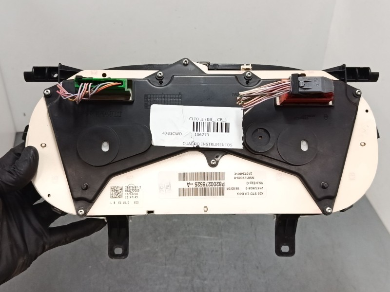 Recambio de cuadro instrumentos para renault clio ii (bb_, cb_) 1.2 (bb0a, bb0f, bb10, bb1k, bb28, bb2d, bb2h, cb0a,... referenc