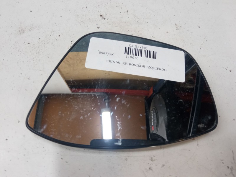 Recambio de cristal retrovisor izquierdo para citroën c3 iii (sx) 1.6 bluehdi 75 referencia OEM IAM   