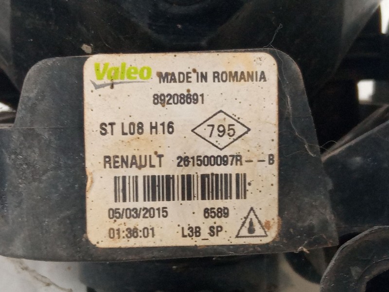 Recambio de faro antiniebla derecho para dacia sandero ii (b8_) tce 90 (b8m1, b8ma) referencia OEM IAM   
