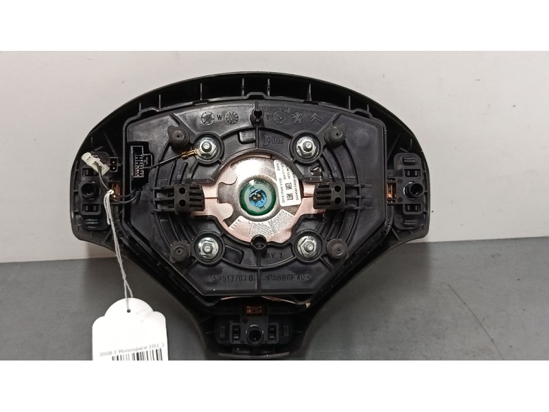 Recambio de airbag volante para peugeot 3008 i monospace (0u_) 1.6 hdi referencia OEM IAM 96845302ZE  