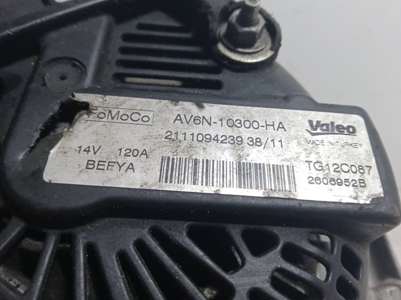Recambio de alternador para fiat scudo furgoneta (220_) 2.0 jtd referencia OEM IAM AV6N10300HA TG12C087 2606952B