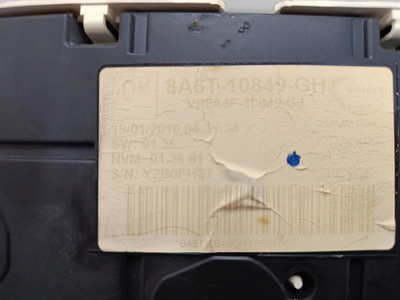 Recambio de cuadro instrumentos para ford fiesta vi (cb1, ccn) 1.6 tdci referencia OEM IAM 8A6T10849GH  