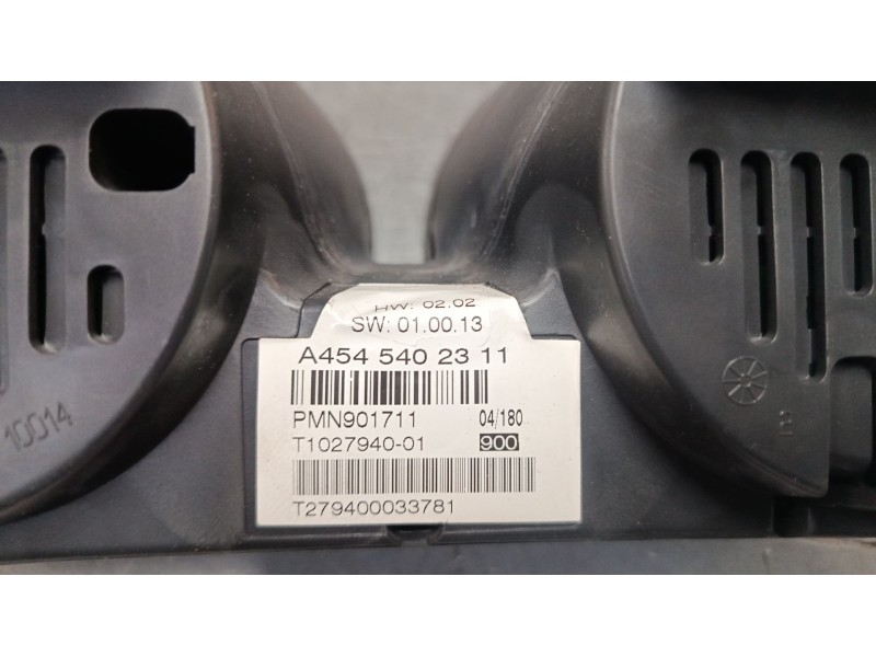 Recambio de cuadro instrumentos para smart forfour (454) 1.1 (454.030) referencia OEM IAM A4545402311  