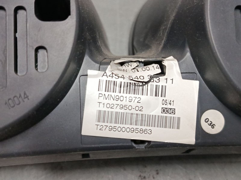 Recambio de cuadro instrumentos para smart forfour (454) 1.5 cdi (454.001) referencia OEM IAM A4545403311  
