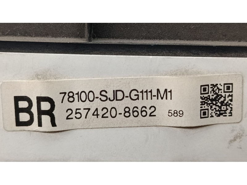 Recambio de cuadro instrumentos para honda fr-v (be) 1.7 (be1) referencia OEM IAM 78100SJDG111M1  