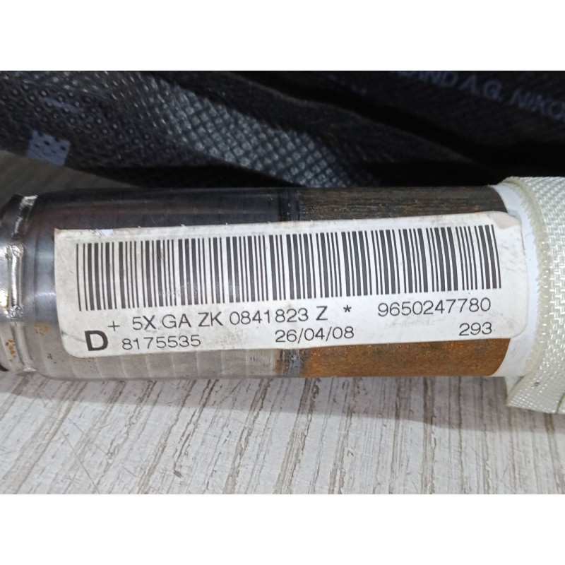 Recambio de airbag cortina delantero derecho para peugeot 207/207+ (wa_, wc_) 1.4 16v referencia OEM IAM 9650247780  