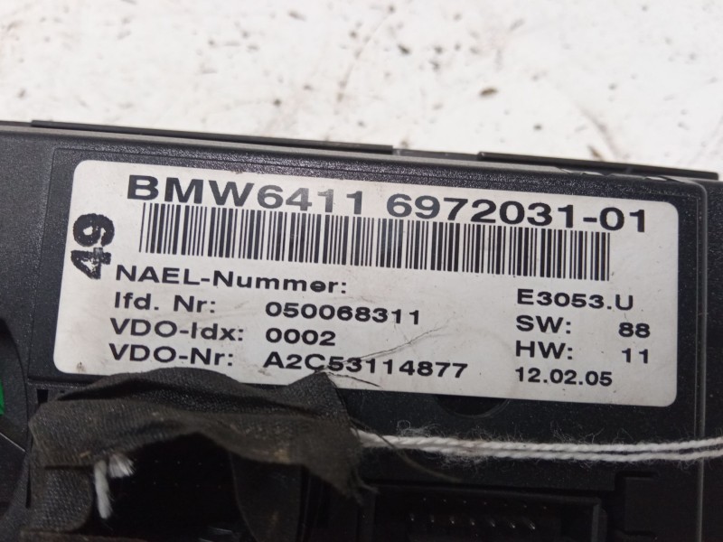 Recambio de mando climatizador para bmw 3 (e90) 320 d referencia OEM IAM A2C53114877  