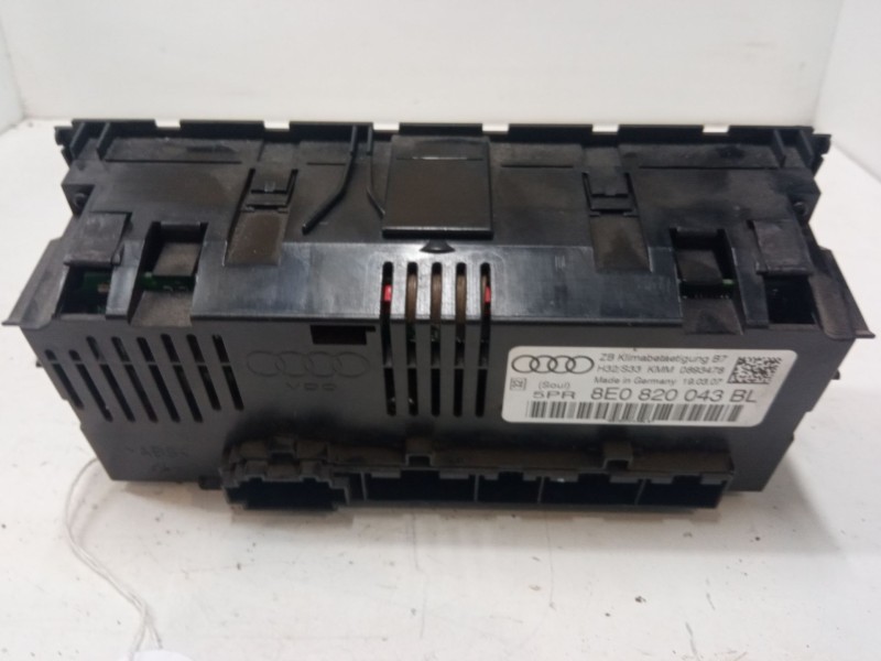 Recambio de mando climatizador para audi a4 b7 (8ec) 2.0 tdi 16v referencia OEM IAM 8E0820043BL  