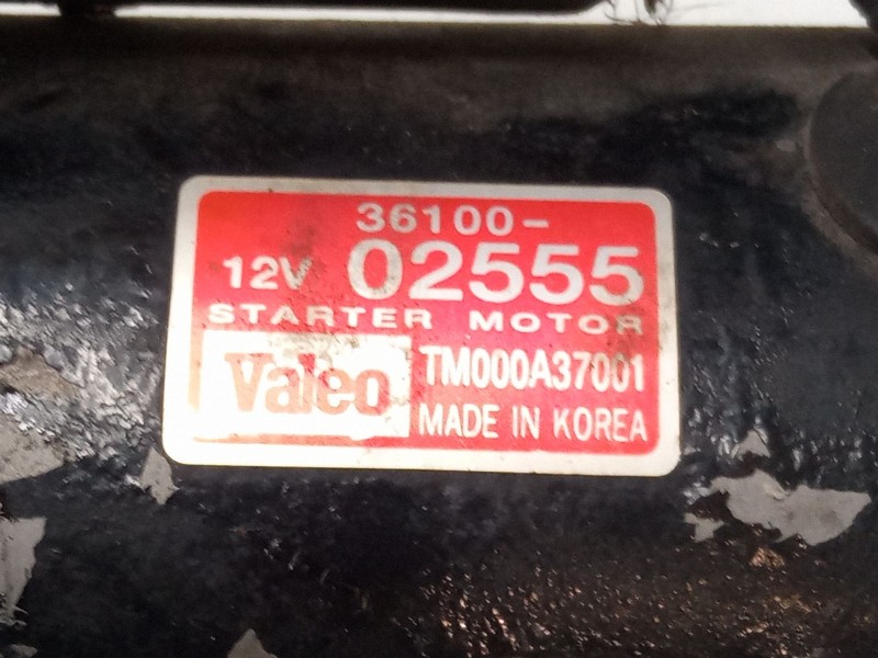 Recambio de motor arranque para kia picanto i (sa) 1.1 referencia OEM IAM 3610002555  