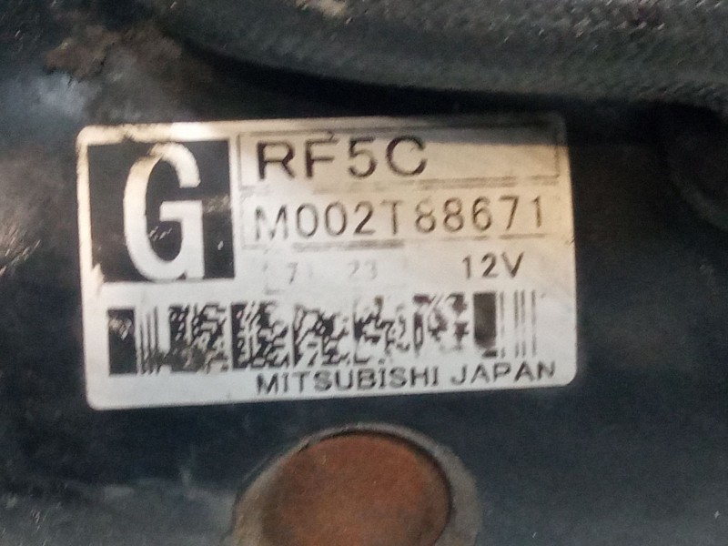 Recambio de motor arranque para mazda 3 (bk) 2.0 mzr-cd (bk14) referencia OEM IAM M002T88671  