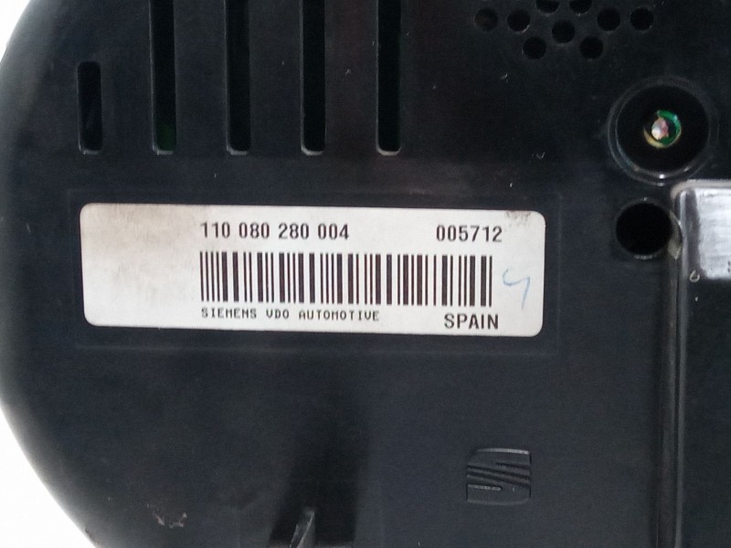 Recambio de cuadro instrumentos para seat toledo iii (5p2) 1.9 tdi referencia OEM IAM 110080280004  