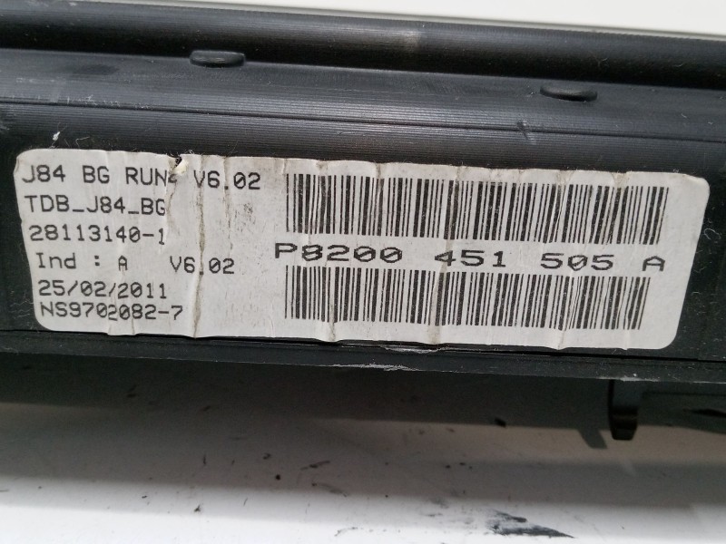 Recambio de cuadro instrumentos para renault scénic ii (jm0/1_) 1.5 dci (jm0f) referencia OEM IAM P8200451505A  