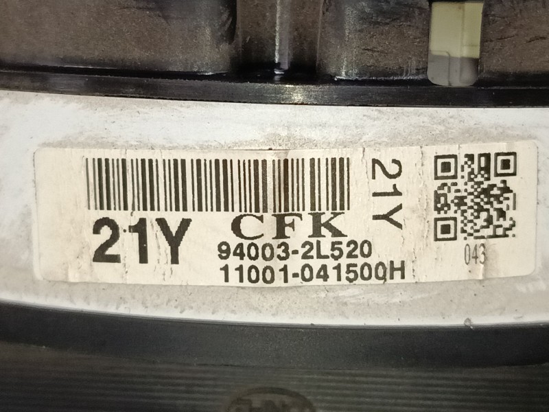 Recambio de cuadro instrumentos para hyundai i30 (fd) 1.6 crdi referencia OEM IAM 940032L520  