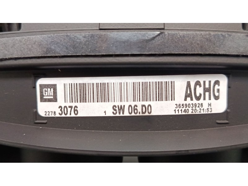 Recambio de cuadro instrumentos para opel insignia a (g09) 2.0 cdti (68) referencia OEM IAM 22783076  