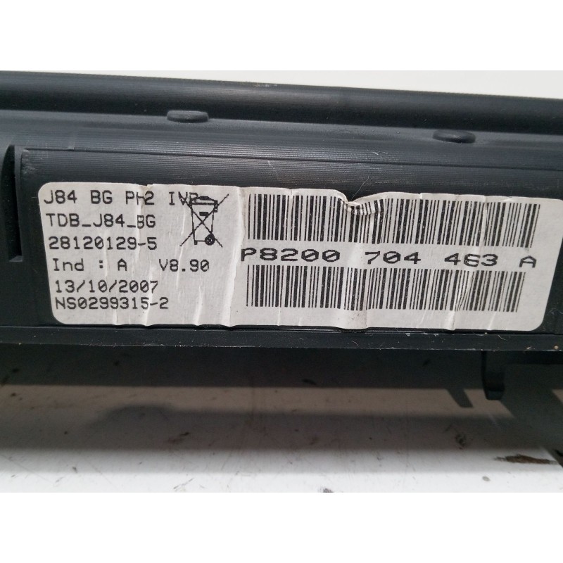 Recambio de cuadro instrumentos para renault grand scénic ii (jm0/1_) 1.9 dci (jm14) referencia OEM IAM P8200704463A  