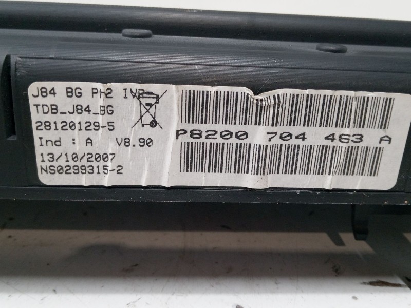 Recambio de cuadro instrumentos para renault grand scénic ii (jm0/1_) 1.9 dci (jm14) referencia OEM IAM P8200704463A  