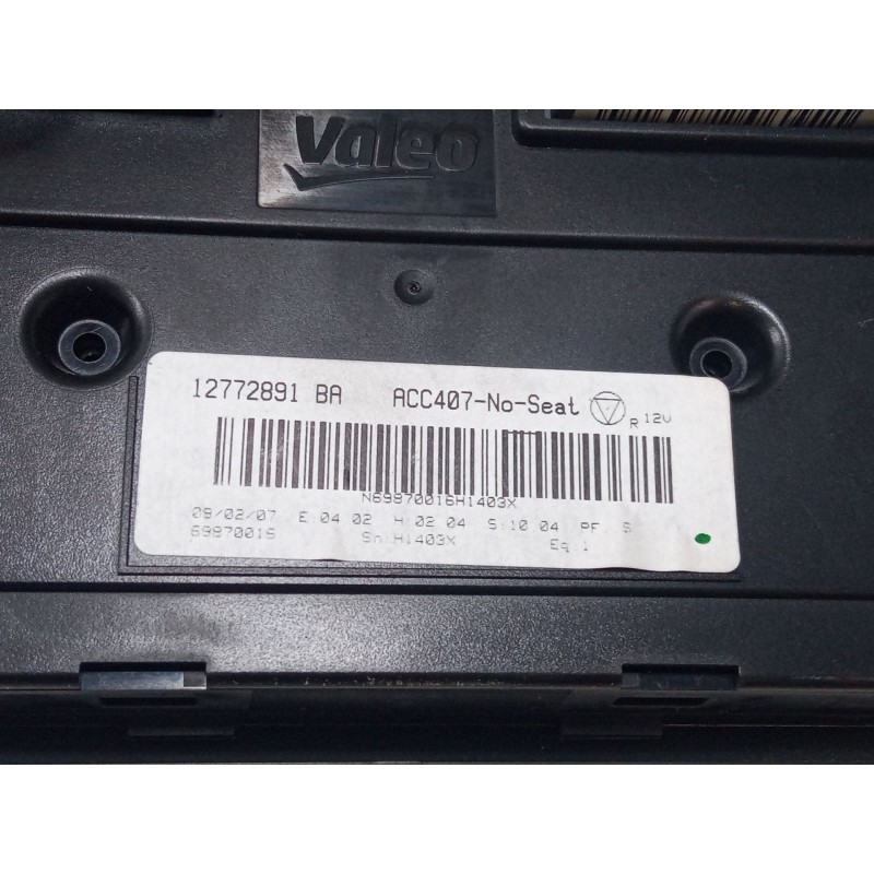 Recambio de mando climatizador para saab 9-3 (ys3f, e79, d79, d75) 1.9 tid referencia OEM IAM 12772891  