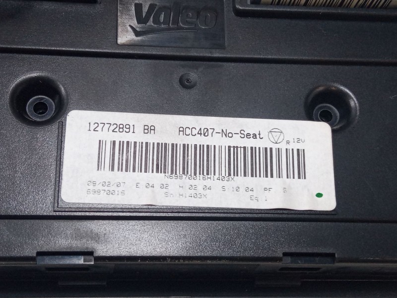 Recambio de mando climatizador para saab 9-3 (ys3f, e79, d79, d75) 1.9 tid referencia OEM IAM 12772891  