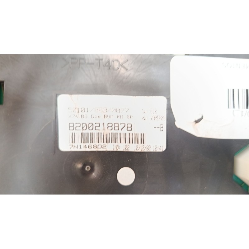 Recambio de cuadro instrumentos para renault laguna ii (bg0/1_) 1.9 dci (bg08, bg0g) referencia OEM IAM 8200218878  