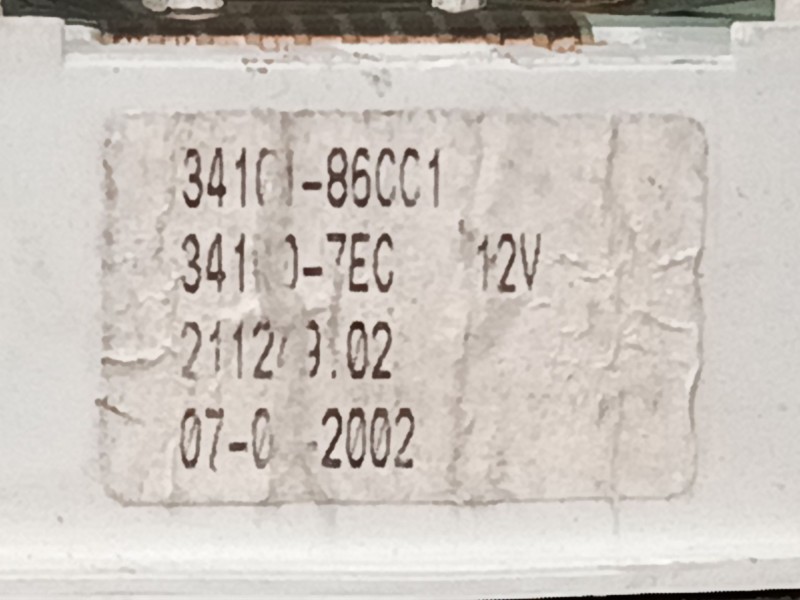 Recambio de cuadro instrumentos para suzuki vitara cabrio (et) 2.0 hdi (se 420hdi) referencia OEM IAM 3410186CC1  