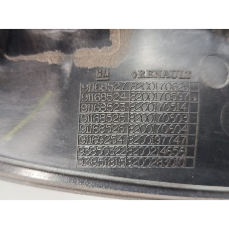 Recambio de maneta interior puerta delantera derecha para renault trafic ii autobús (jl) 2.0 dci 115 referencia OEM IAM 82001706