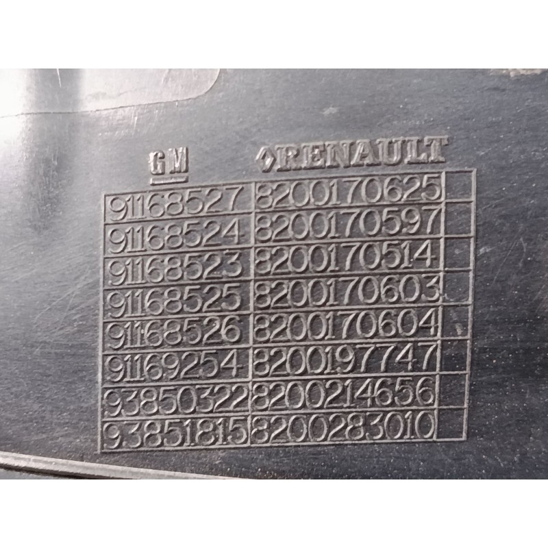 Recambio de maneta interior puerta delantera izquierda para renault trafic ii autobús (jl) 2.0 dci 115 referencia OEM IAM 820017