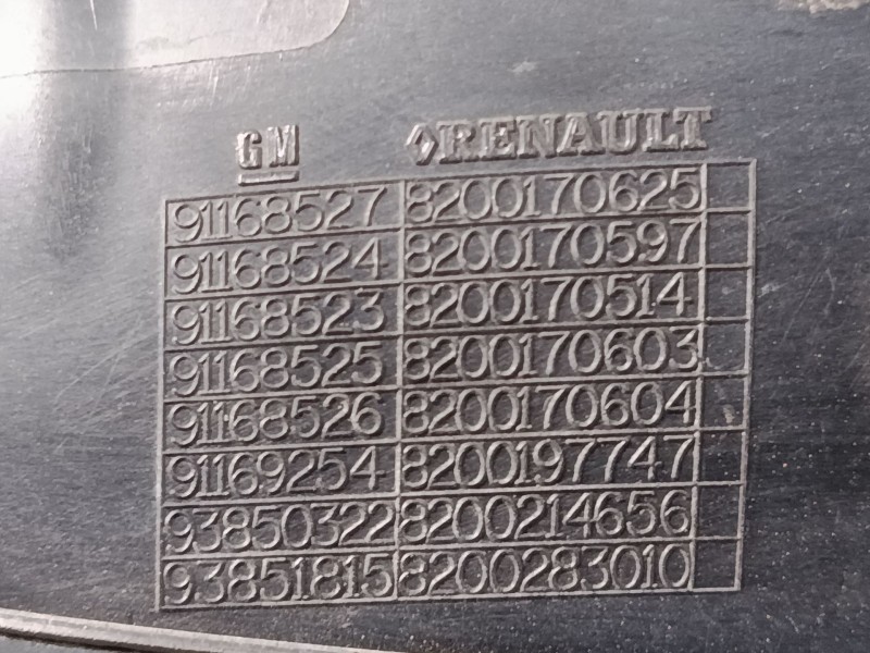 Recambio de maneta interior puerta delantera izquierda para renault trafic ii autobús (jl) 2.0 dci 115 referencia OEM IAM 820017