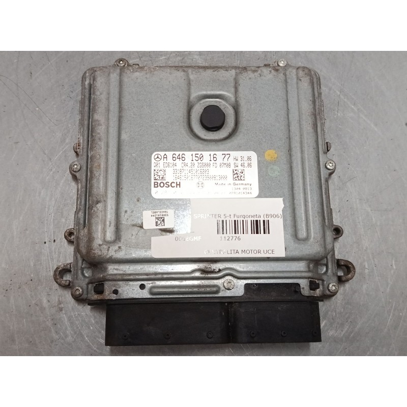 Recambio de centralita motor uce para mercedes-benz sprinter 5-t furgoneta (b906) 515 cdi (906.653, 906.655, 906.657) referencia