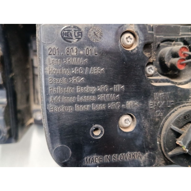 Recambio de piloto trasero izquierdo para land rover range rover evoque (l538) 2.0 d referencia OEM IAM 20180901L  