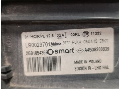 Recambio de faro derecho para smart fortwo coupé (453) 0.9 (453.344, 453.353) referencia OEM IAM A4538200839   2