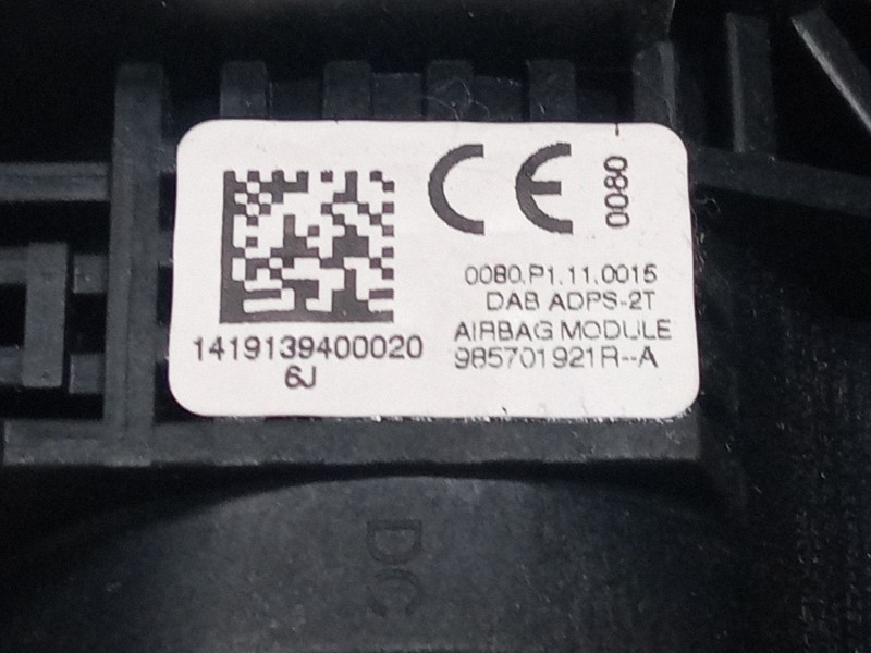 Recambio de airbag volante para renault grand scénic iii (jz0/1_) 1.5 dci referencia OEM IAM 985701921R  