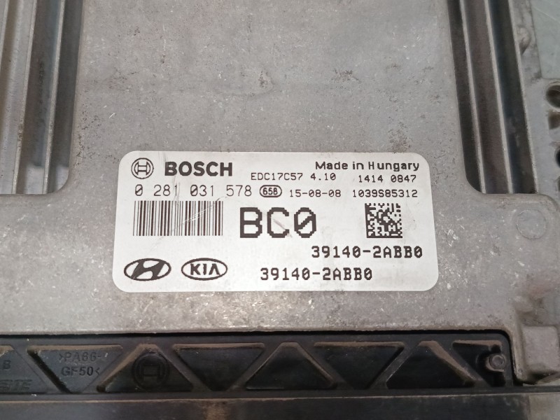 Recambio de centralita motor uce para hyundai i30 (gd) 1.4 crdi referencia OEM IAM 391402ABB0 0281031578 